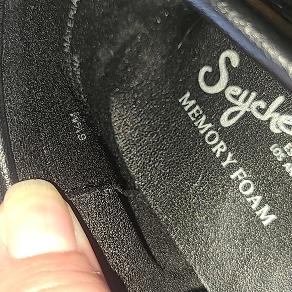 Seychelles Memory Foam Black Chunky Loafers - Picture 5 of 5